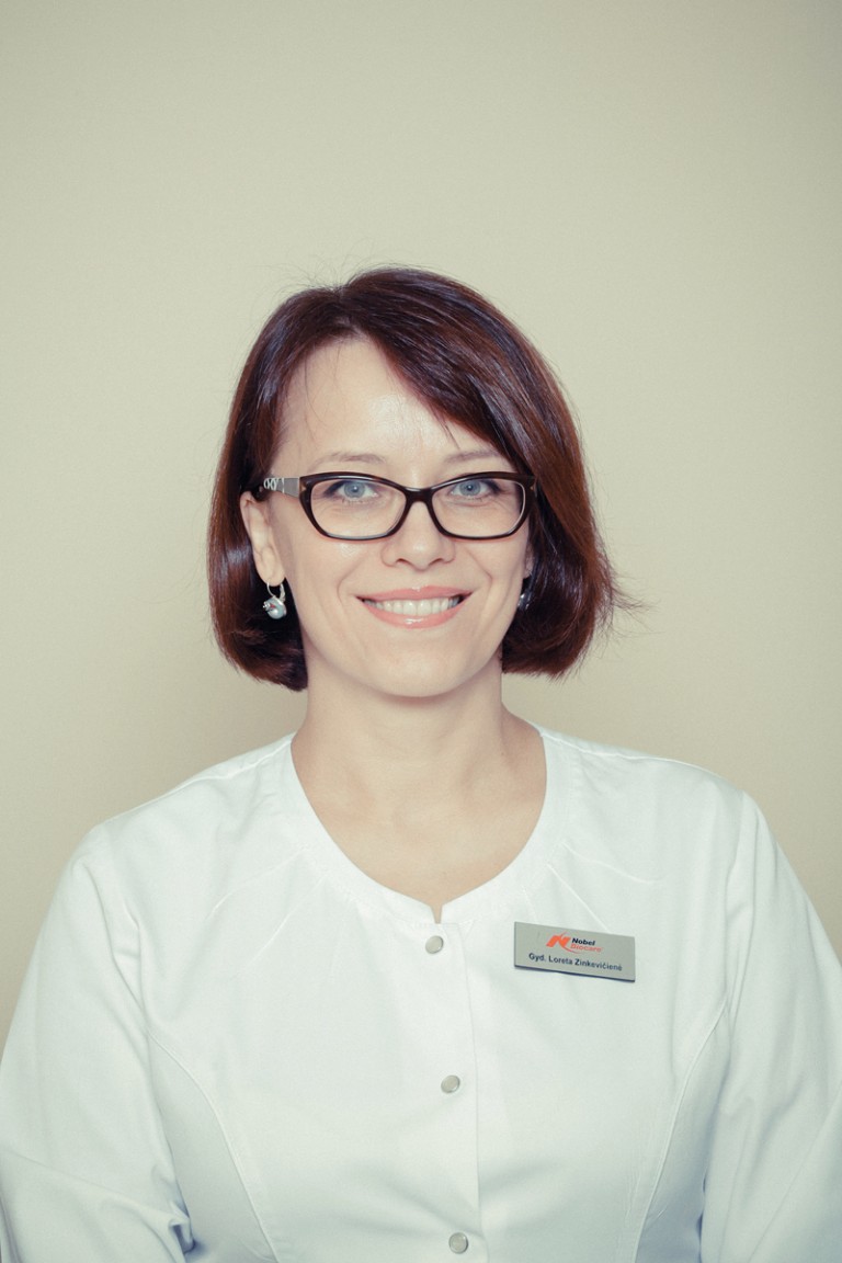 Gydytoja-odontologė Loreta Zinkevičienė